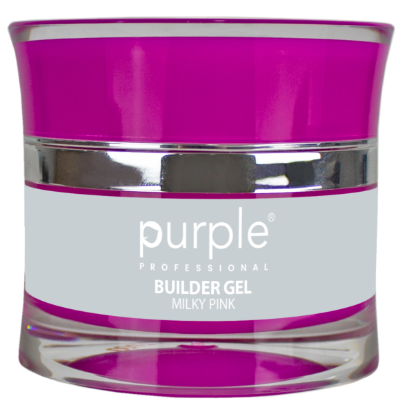Purple Professional Builder Gel - Milky Pink 50gr.