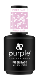 Purple Professional Fiber Base "Milky Pink" 15ml