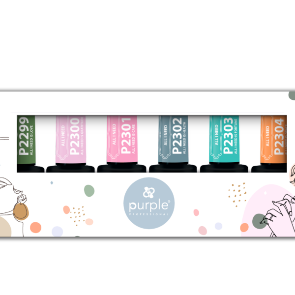 Purple Professional Gel Polish All I Need Collection Kit