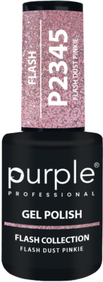 Purple Professional Gel Polish Flash Dust Pinkie 10ml (P2345)