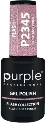Purple Professional Gel Polish Flash Dust Pinkie 10ml (P2345)