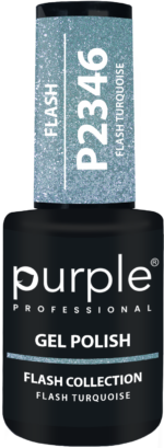 Purple Professional Gel Polish Flash Turquoise 10ml (P2346)