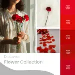 Purple Professional Gel Polish Flower Collection Kit