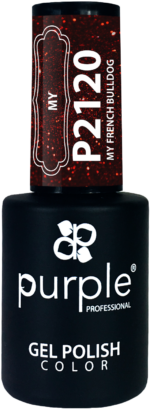 Purple Professional Gel Polish My French Bulldog 10ml (P2120)