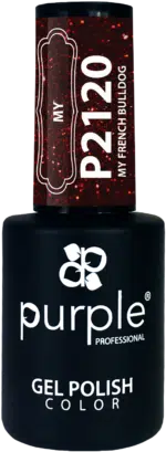 Purple Professional Gel Polish My French Bulldog 10ml (P2120)