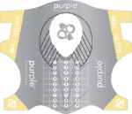 Purple Professional Sjablonen Master Box 100st.