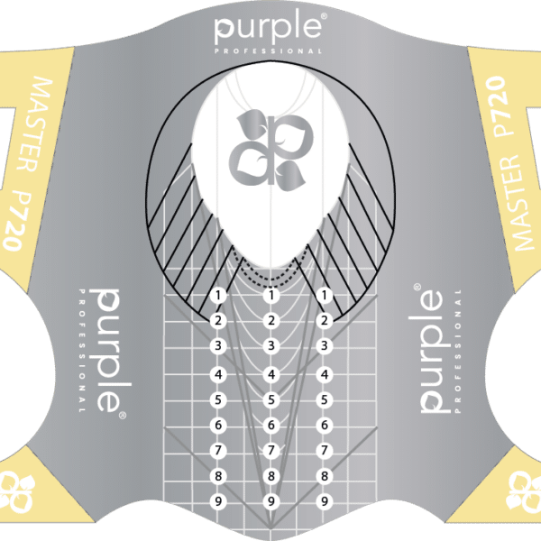 Purple Professional Sjablonen Master Box 100st.