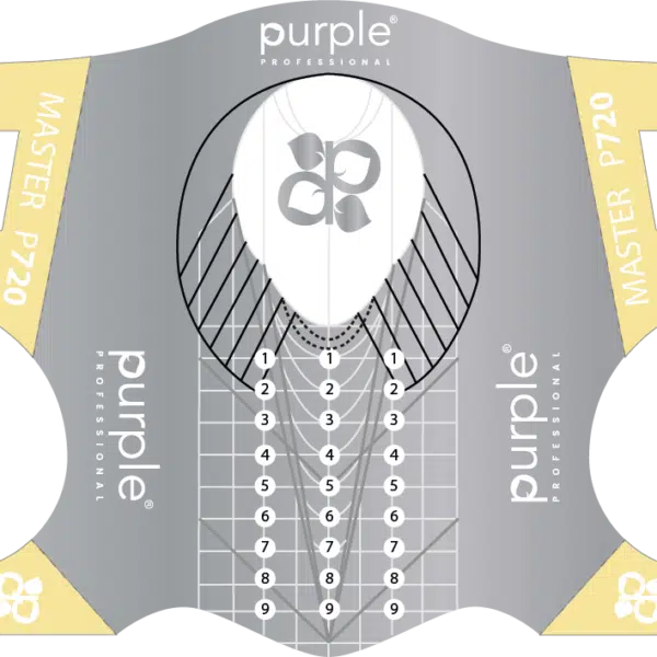 Purple Professional Sjablonen Master Box 100st.