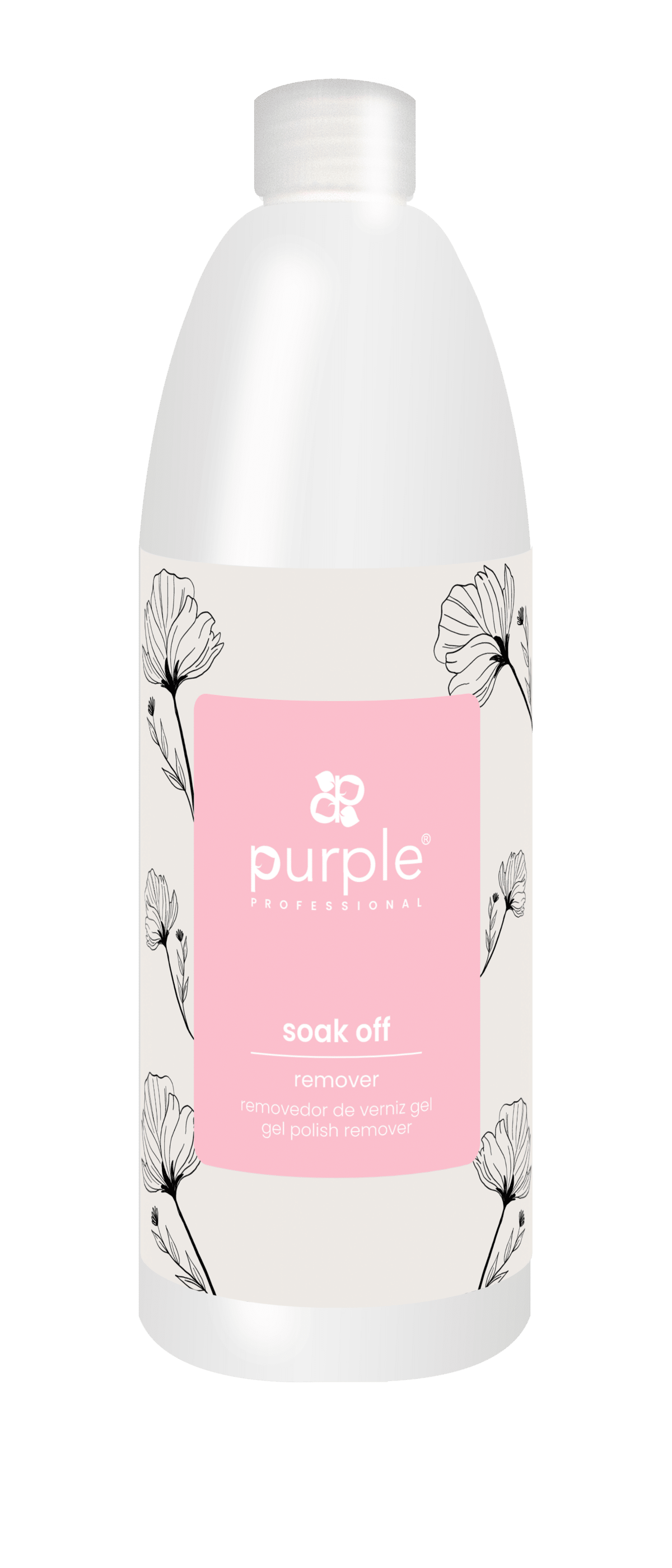 Purple Professional Soak Off Remover 1000ml