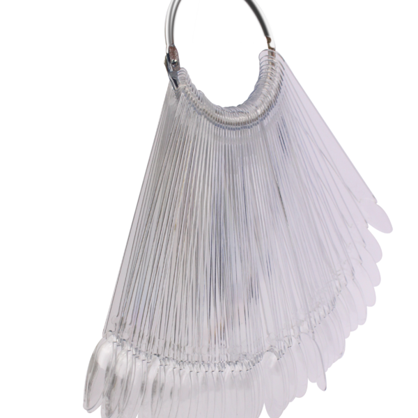 Purple Professional Transparante Display Ring Almond 50st.