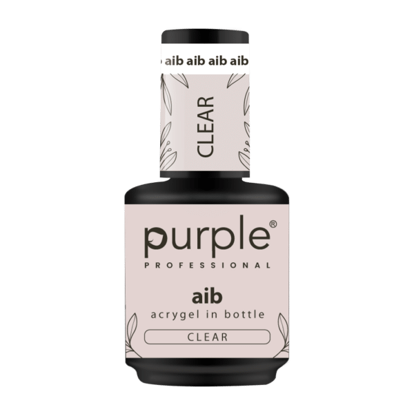 Purple Professional AIB - Acrygel In Bottle "Clear" 15ml