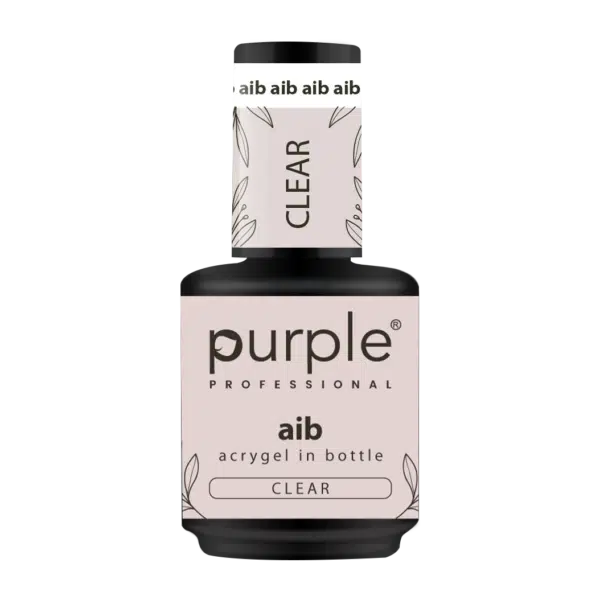 Purple Professional AIB - Acrygel In Bottle "Clear" 15ml