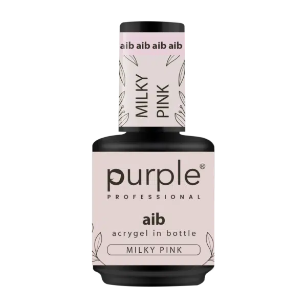 Purple Professional AIB - Acrygel In Bottle "Milky Pink" 15ml