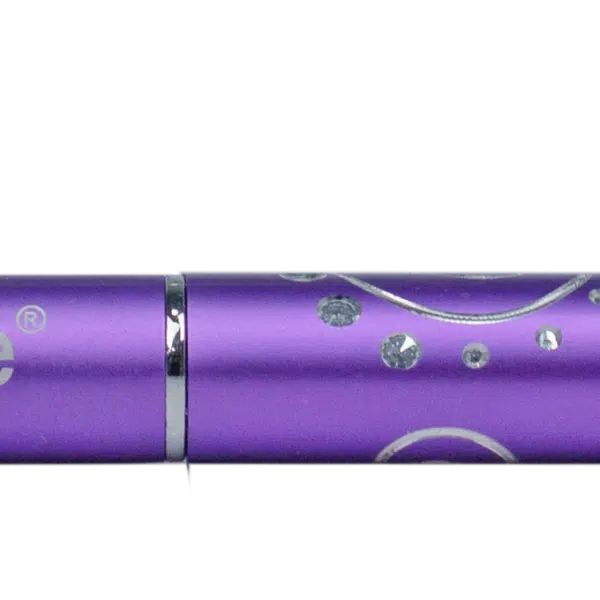 Purple Professional Nylon Gel Brush #2 Oval (metalen handle) (P580)