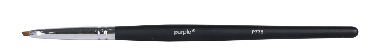 Purple Professional Nylon Nail Art One Stroke XS Brush 3mm/4mm (wooden handle)