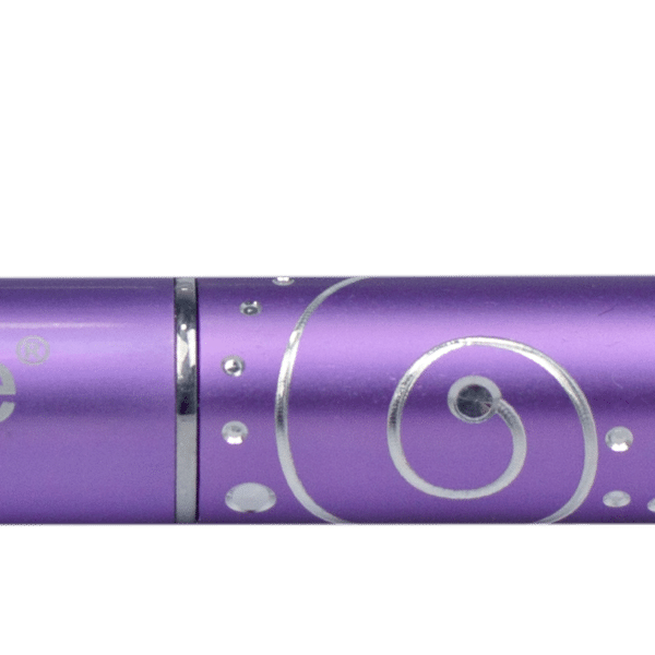 Purple Professional Nylon Oval Gel & Acrygel Brush #8 (metalen handle) (P577)