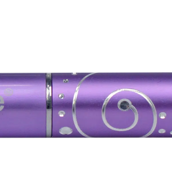 Purple Professional Nylon Oval Gel & Acrygel Brush #8 (metalen handle) (P577)