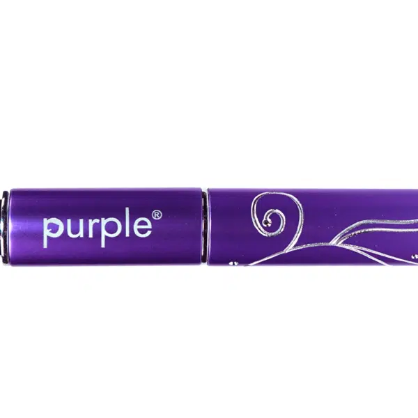 Purple Professional Oval Acrylic Brush 100% Racoon #8 ( metalen handle) P532