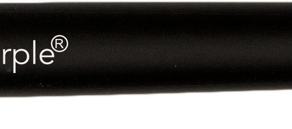 Purple Professional Silicone Brush Small Tip for Nail Art (wooden handle)