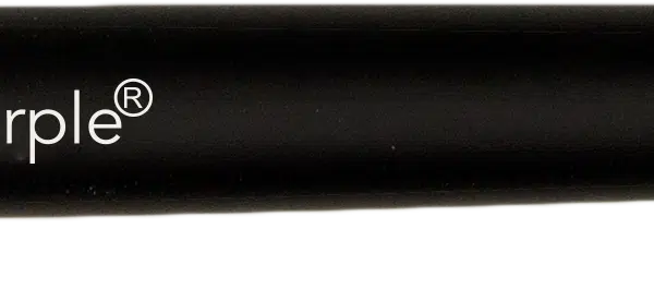 Purple Professional Silicone Brush Small Tip for Nail Art (wooden handle)