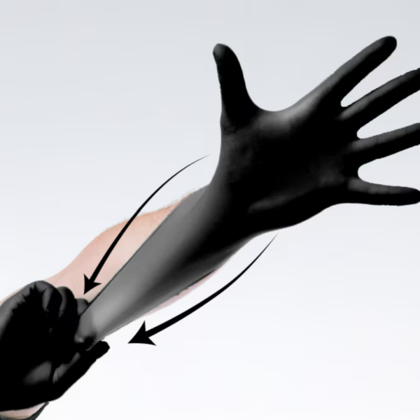 Handschoenen Soft Nitrile Premium - Zwart Maat S 100st.