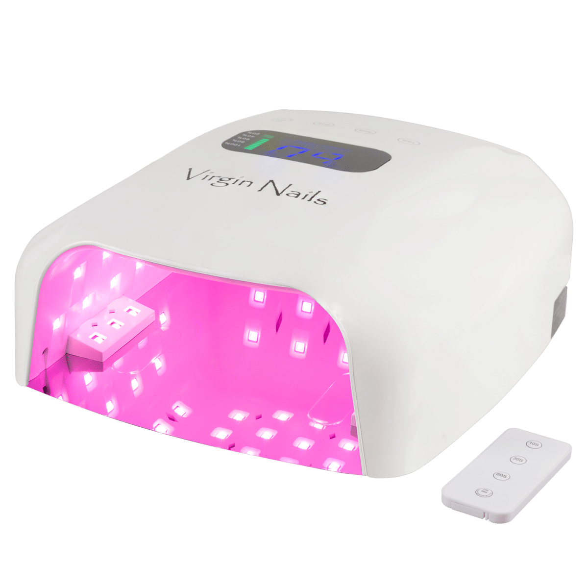 Virgin Nails Draadloze UV/LED Lamp wit (met duimsteun)