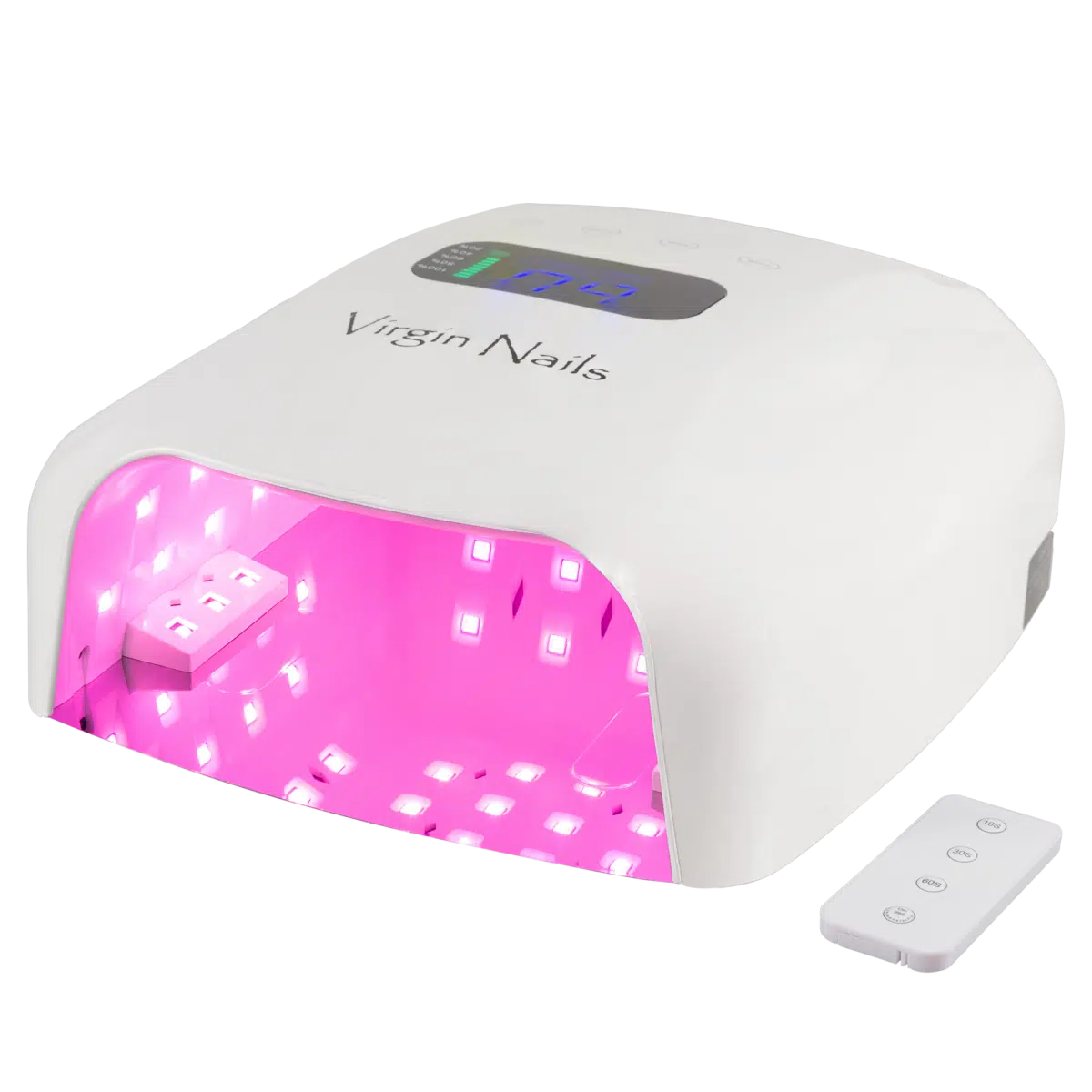Virgin Nails Draadloze UV/LED Lamp wit (met duimsteun)