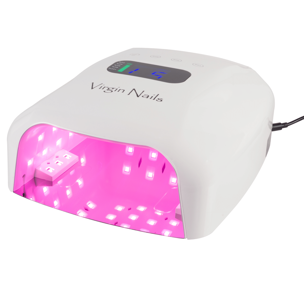 Virgin Nails Draadloze UV/LED Lamp wit (met duimsteun)