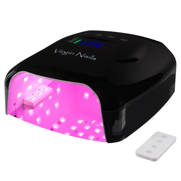 Virgin Nails Draadloze UV/LED Lamp zwart (met duimsteun)