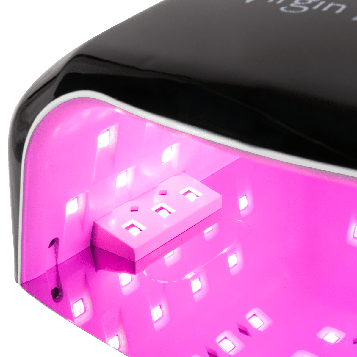 Virgin Nails Draadloze UV/LED Lamp zwart (met duimsteun)