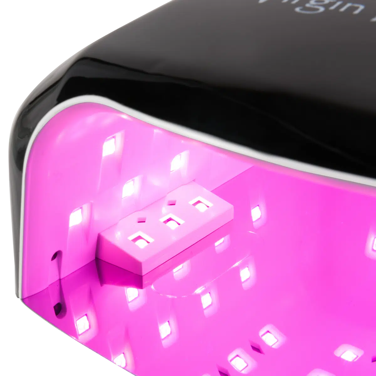 Virgin Nails Draadloze UV/LED Lamp zwart (met duimsteun)