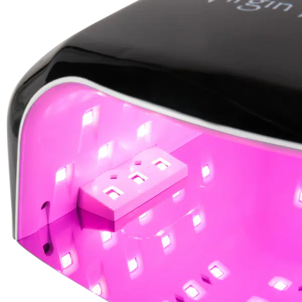 Virgin Nails Draadloze UV/LED Lamp zwart (met duimsteun)