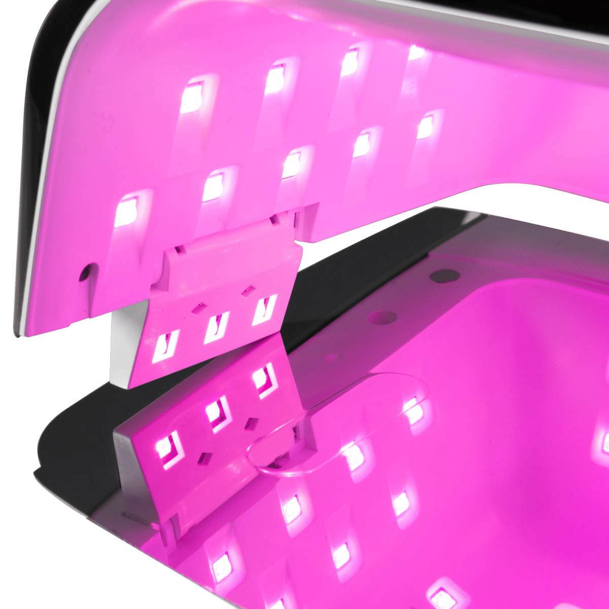 Virgin Nails Draadloze UV/LED Lamp zwart (met duimsteun)