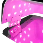 Virgin Nails Draadloze UV/LED Lamp zwart (met duimsteun)