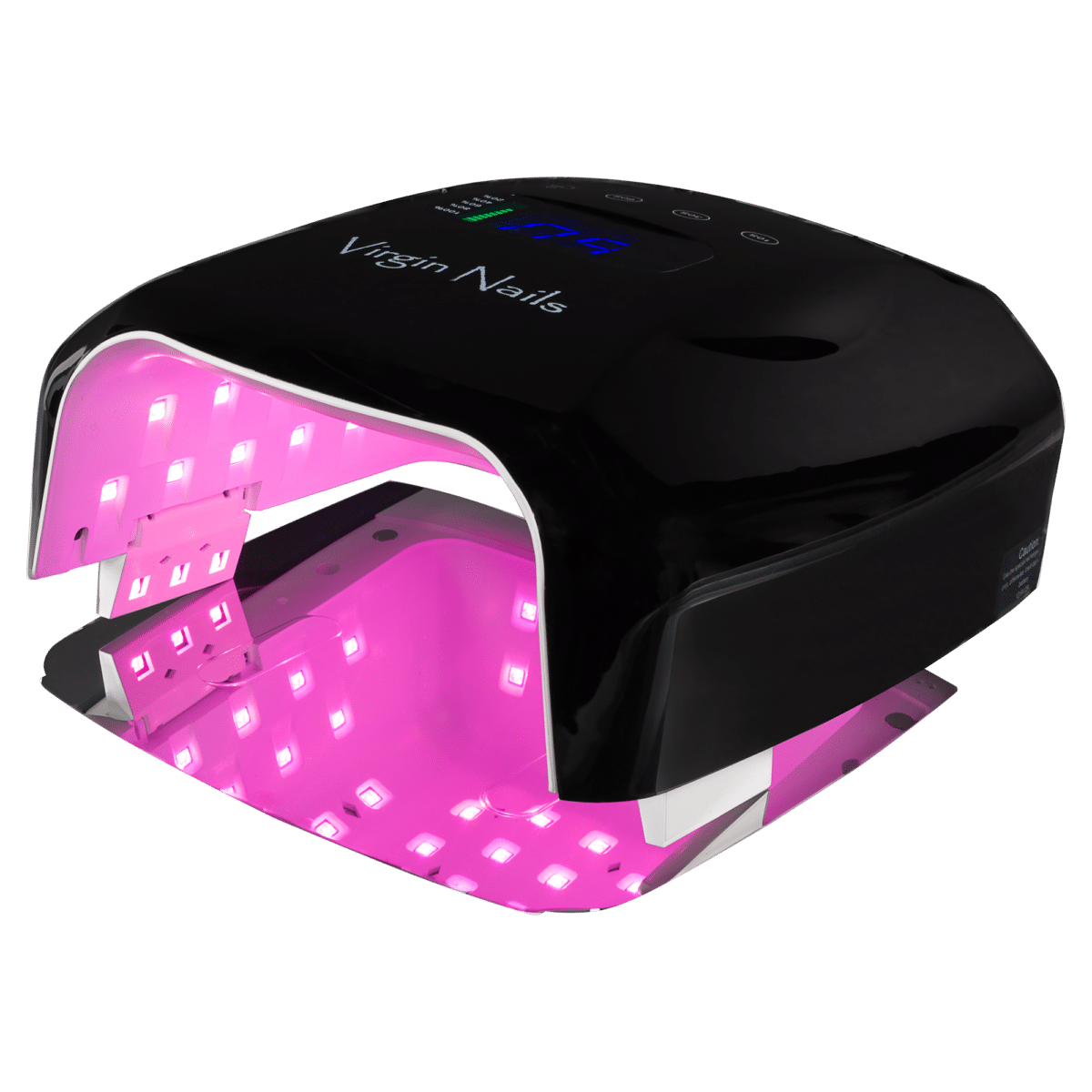 Virgin Nails Draadloze UV/LED Lamp zwart (met duimsteun)