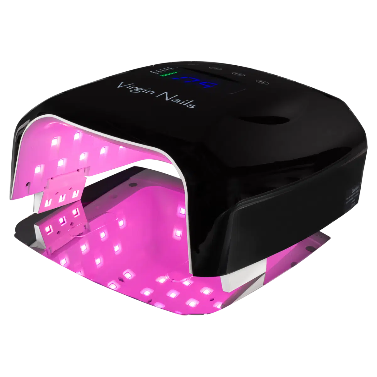 Virgin Nails Draadloze UV/LED Lamp zwart (met duimsteun)