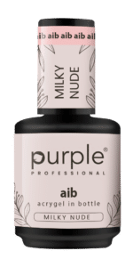 Purple Professional AIB - Acrygel In Bottle "Milky Nude" 15ml
