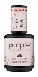 Purple Professional AIB - Acrygel In Bottle "Milky Nude" 15ml