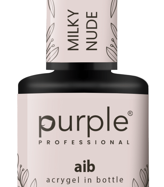 Purple Professional AIB - Acrygel In Bottle "Milky Nude" 15ml