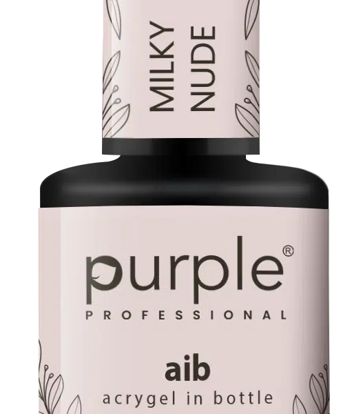 Purple Professional AIB - Acrygel In Bottle "Milky Nude" 15ml