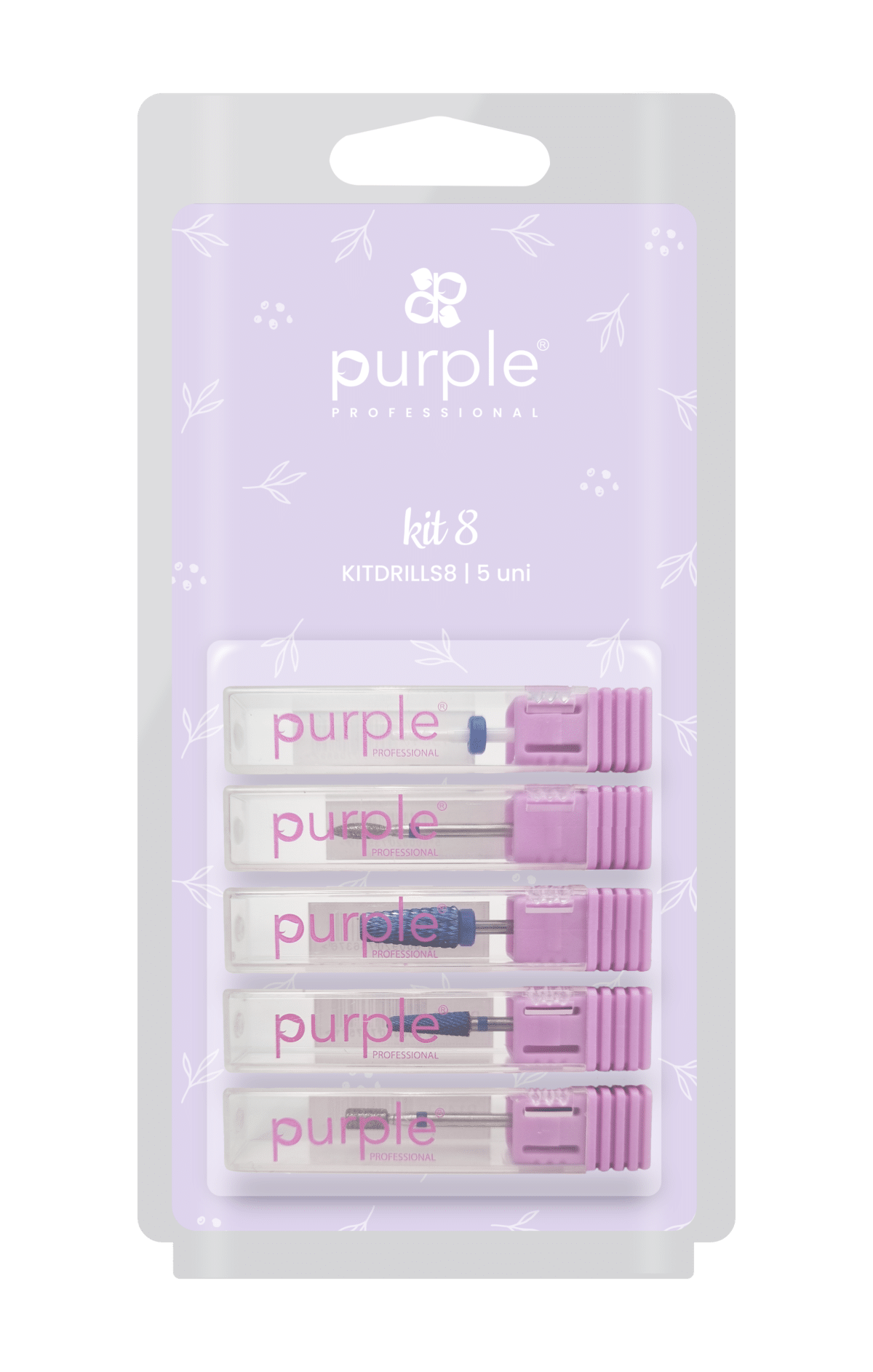 Purple Professional Drill Kit nr. 8