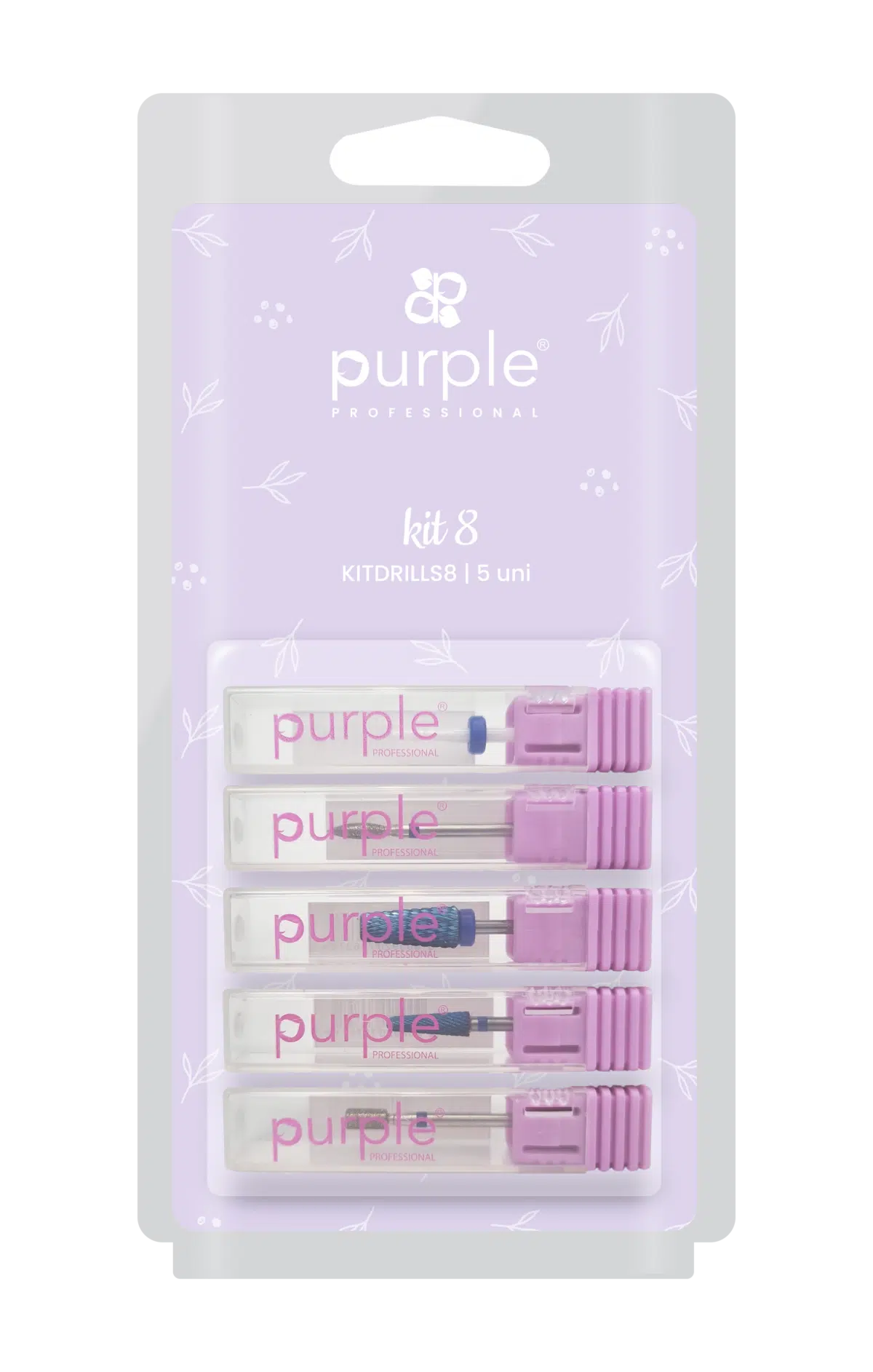 Purple Professional Drill Kit nr. 8