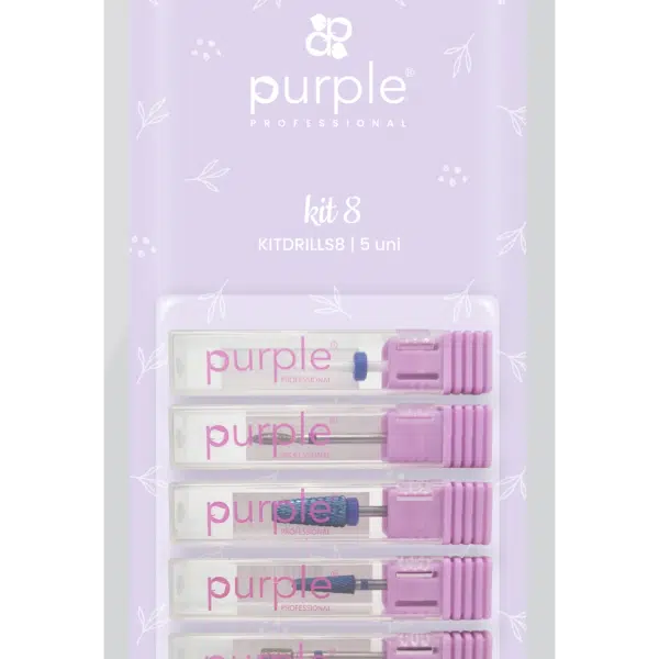 Purple Professional Drill Kit nr. 8