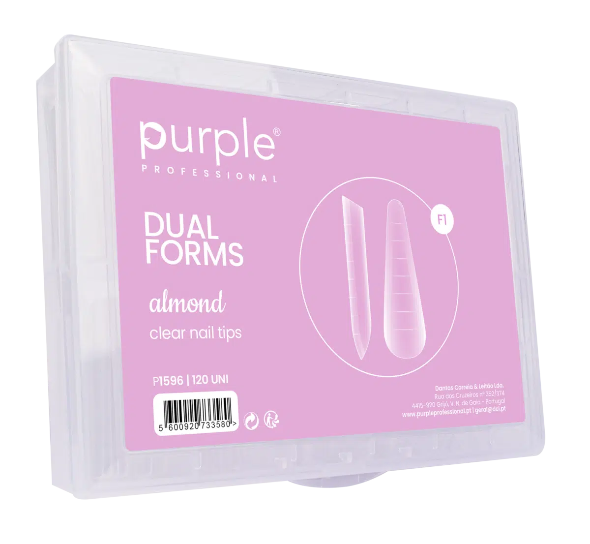 Purple Professional Dual Forms F1 Almond (120st.)