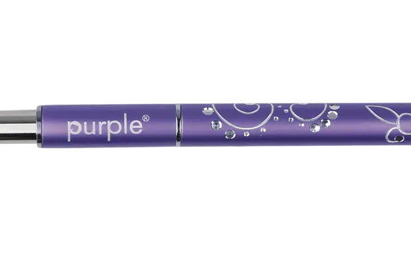 Purple Professional Kolinksy Acrylic Brush #4 Oval (metalen handle)
