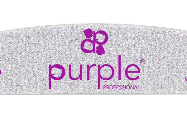 Purple Professional Nail File Moon 100/180 Japanese Paper (P3005)