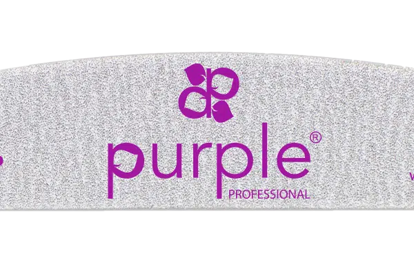 Purple Professional Nail File Moon 100/180 Japanese Paper (P3005)