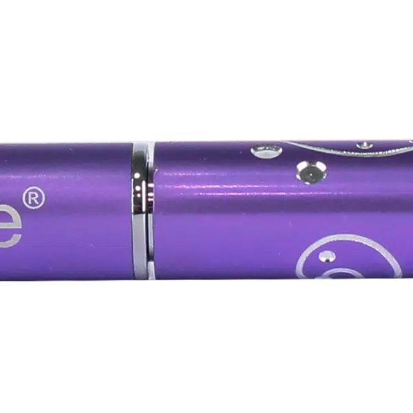 Purple Professional Nylon Nailart Thin Strokes Brush 12mm (metalen handle) (P773)