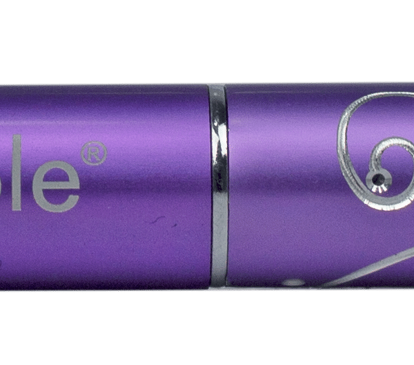 Purple Professional Nylon Round Blur Brush (metalen handle) (P578)