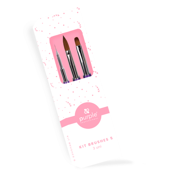 Purple Professional Penselen Kit nr.5